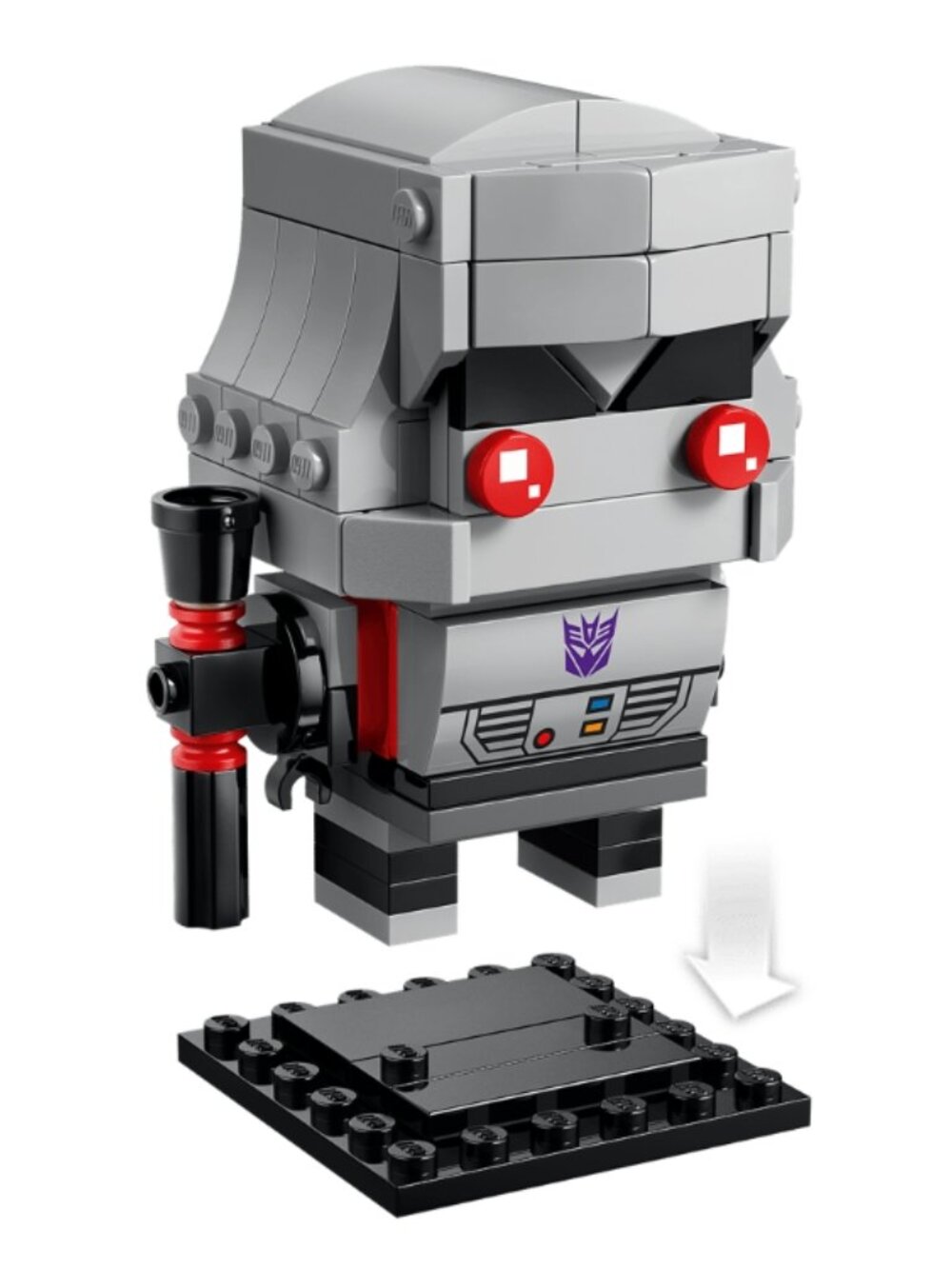 LEGO 40924 Brickheadz TRANSFORMERS Megatron Robot & Vehicle NIB In Hand - Picture 11 of 15